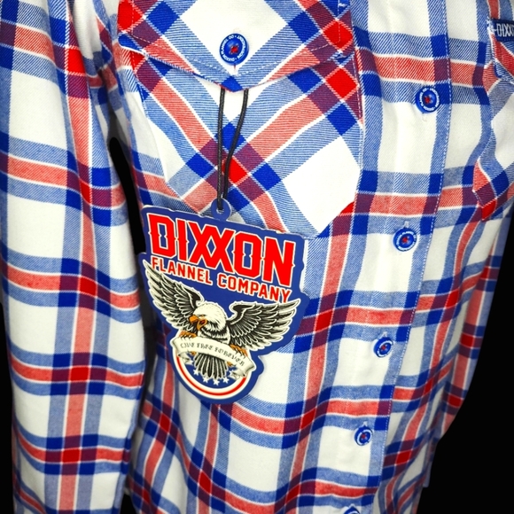 🆕️ DIXXON Live Free Forever Flannel- Small - Picture 3 of 6